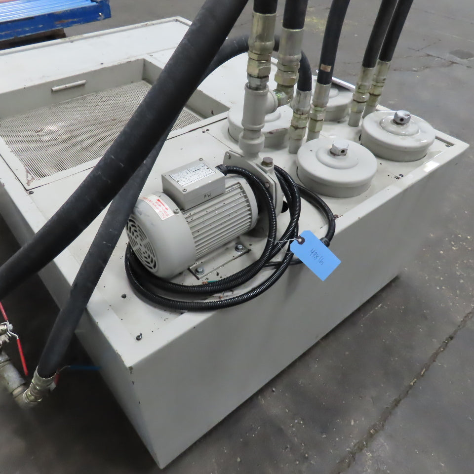 4 Stage Oil Sump Strainer Mobile Reclaim Filtration Unit 1Hp 230/480V 3Ph 175Gal