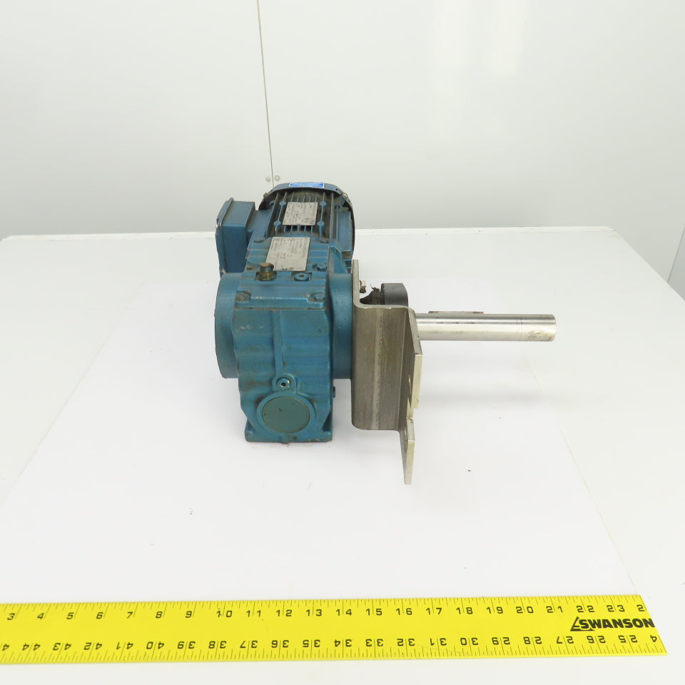 Sew-Eurodrive SA57DRE80M4 47.32 Ratio Left Hand Gear Reducer 1398 Torq 38RPM 3PH
