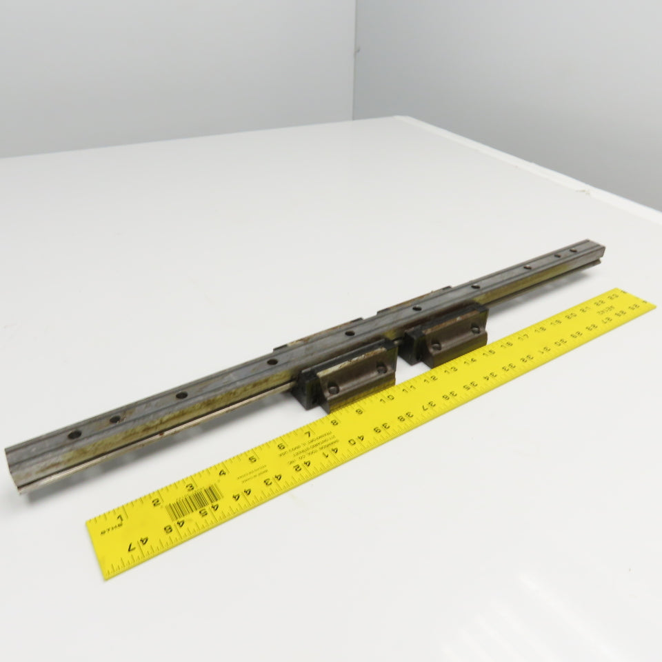 NSK H30 30mm Profile Linear Guide Rail 25-1/2" Long W/ Bearings