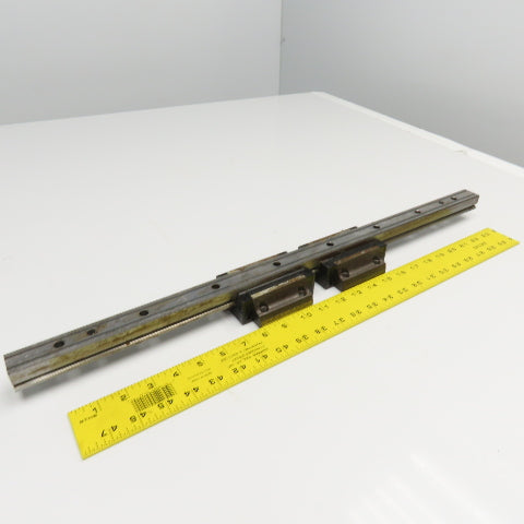 NSK H30 30mm Profile Linear Guide Rail 25-1/2" Long W/ Bearings