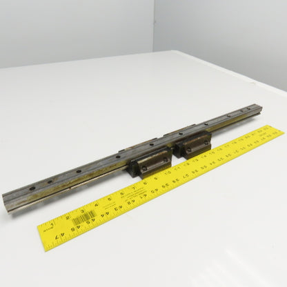 NSK H30 30mm Profile Linear Guide Rail 25-1/2" Long W/ Bearings