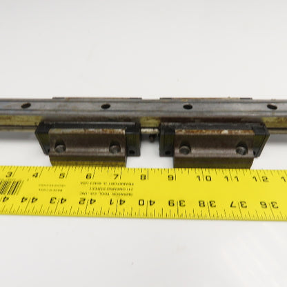 NSK H30 30mm Profile Linear Guide Rail 25-1/2" Long W/ Bearings