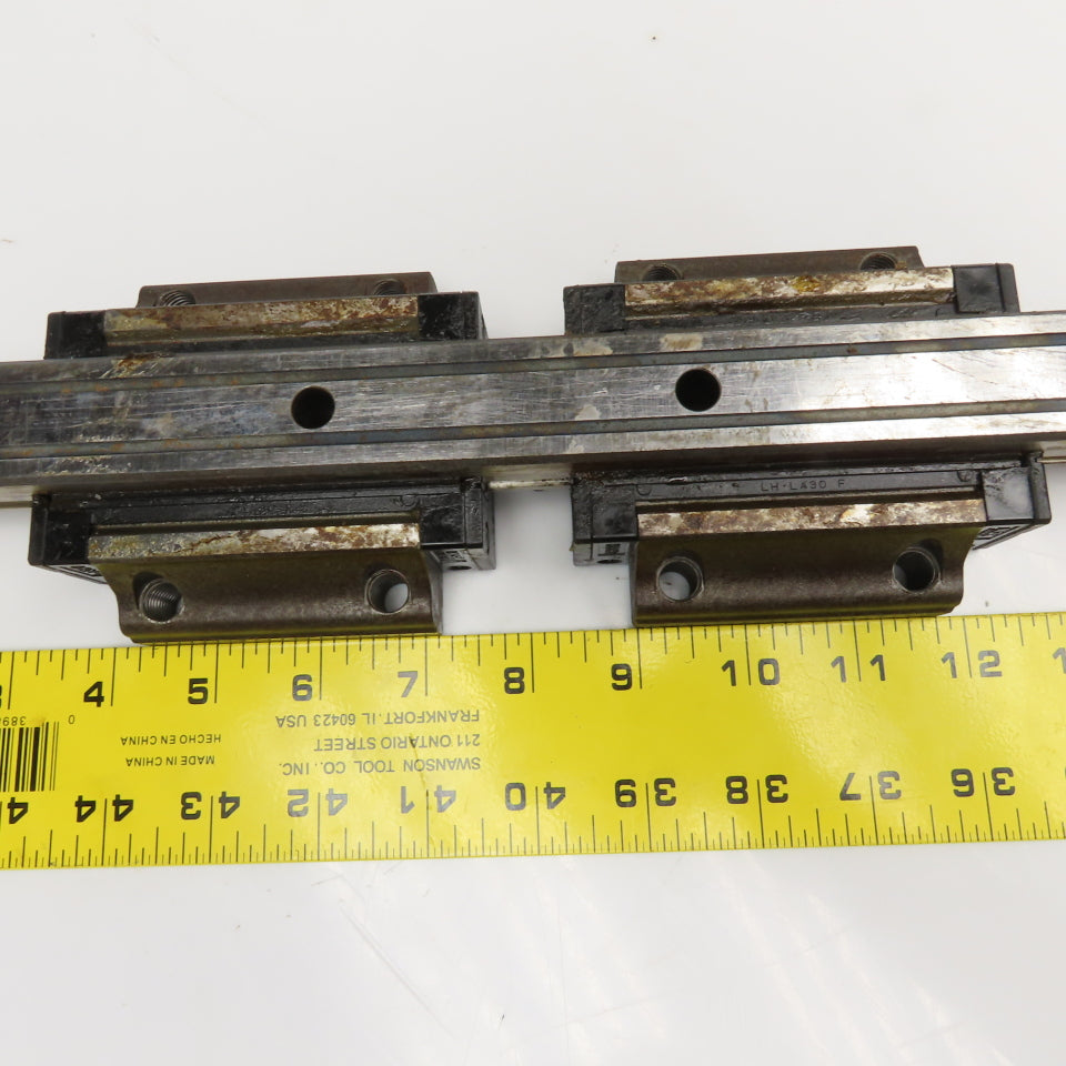 NSK H30 30mm Profile Linear Guide Rail 25-1/2" Long W/ Bearings