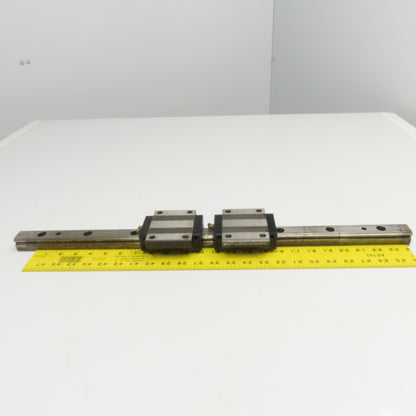 NSK H30 30mm Profile Linear Guide Rail 25-1/2" Long W/ Bearings