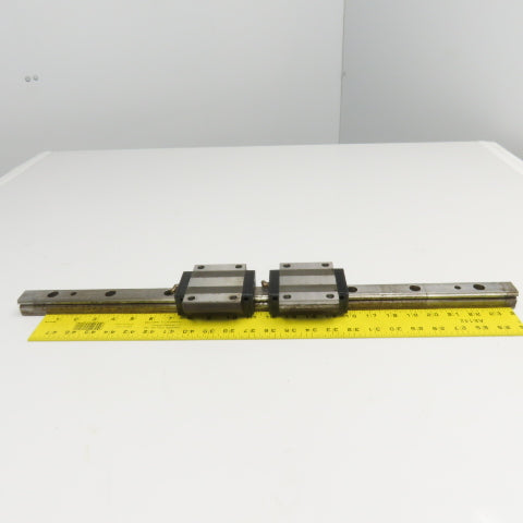 NSK H30 30mm Profile Linear Guide Rail 25-1/2" Long W/ Bearings