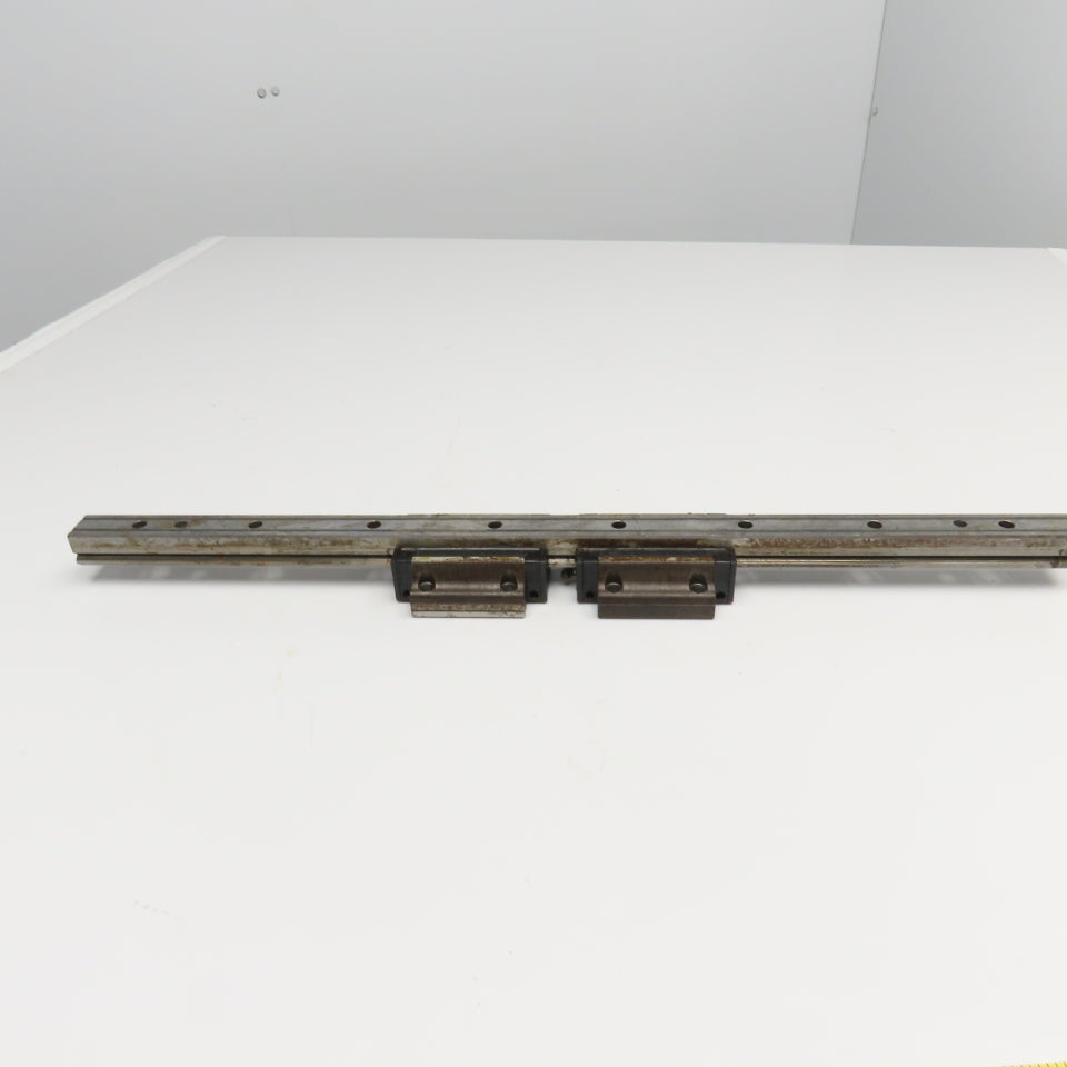 NSK H30 30mm Profile Linear Guide Rail 25-1/2" Long W/ Bearings