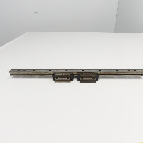 NSK H30 30mm Profile Linear Guide Rail 25-1/2" Long W/ Bearings