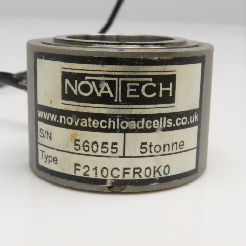 Novatech F210CFR0K0 5 Ton Donut Load Cell