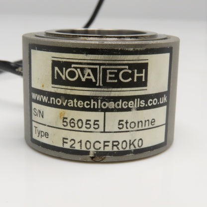 Novatech F210CFR0K0 5 Ton Donut Load Cell