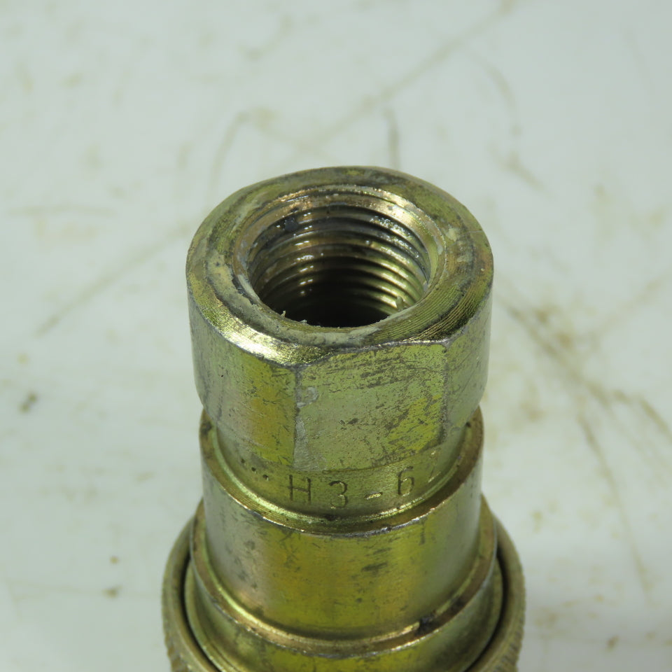 Parker H3-62 Female Hydraulic Quick Connect 3/8" FNPT