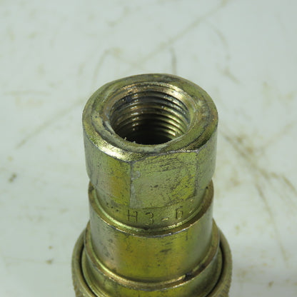 Parker H3-62 Female Hydraulic Quick Connect 3/8" FNPT