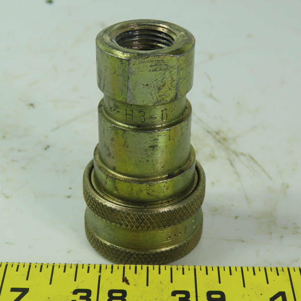 Parker H3-62 Female Hydraulic Quick Connect 3/8" FNPT