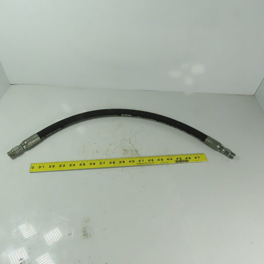Parker 302/301-8WorldWide 25" Hydraulic Hose Assembly  W/Swivel 3/8" MNPT