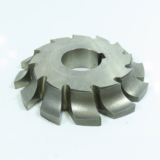 1/2" Radius RH Corner Rounding Milling Cutter 4-1/4" OD 1-1/4" Arbor Reground