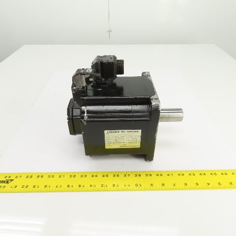 Okuma BL-MC100J30S 3kW AC Servo Motor 3000RPM 133V W/Encoder ER-J-7200D