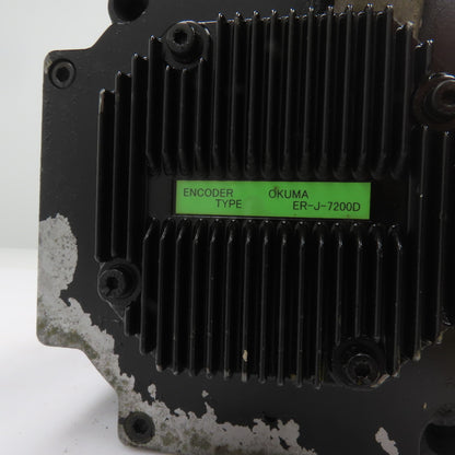 Okuma BL-MC100J30S 3kW AC Servo Motor 3000RPM 133V W/Encoder ER-J-7200D