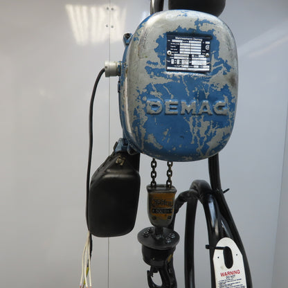 Demag PKV!-VI 1/4 Ton Electric Chain Hoist 460V 3PH 14' Lift 2 Speed 4/16FPM