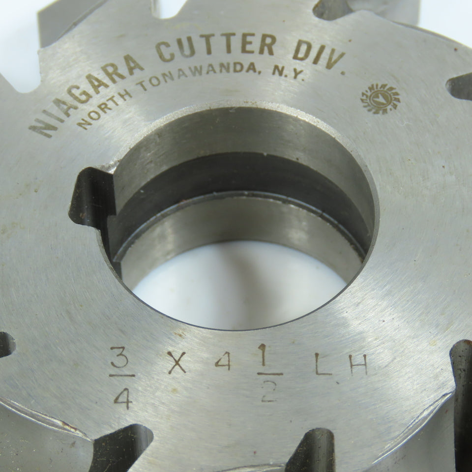 Niagara 3/4" Radius LH Corner Rounding Milling Cutter 1-1/4" Arbor Reground