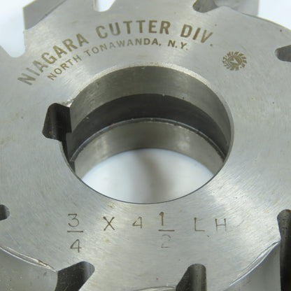 Niagara 3/4" Radius LH Corner Rounding Milling Cutter 1-1/4" Arbor Reground