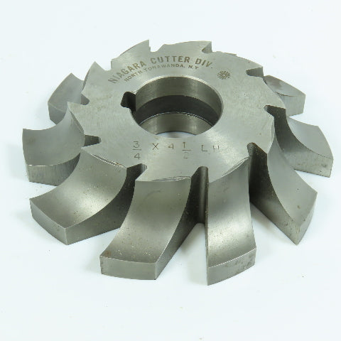Niagara 3/4" Radius LH Corner Rounding Milling Cutter 1-1/4" Arbor Reground