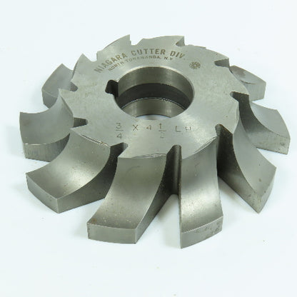 Niagara 3/4" Radius LH Corner Rounding Milling Cutter 1-1/4" Arbor Reground