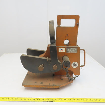 Renfroe WHSR 6 Ton Capacity Horizontal Sheet Lifting Pinch Clamp 0" to 12"