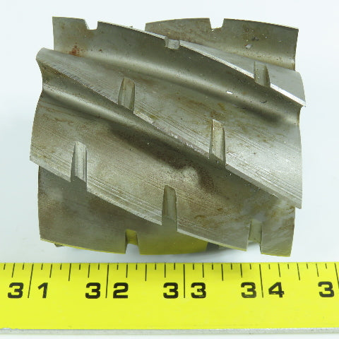 National Twist Drill 3" x 3" Horizontal Plain Milling Slot Cutter 1-1/4" Arbor