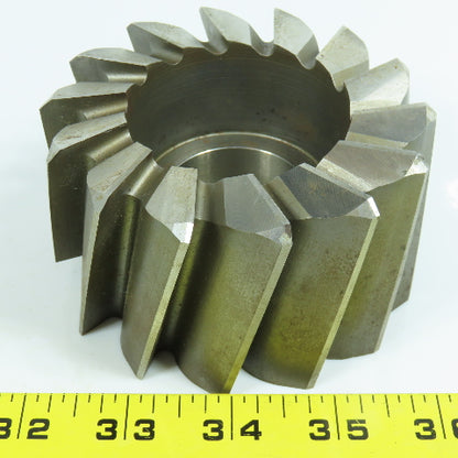 ITW 4" x 2-1/4" HSS 14 Flute RH Shell End Mill 1-1/2" Arbor