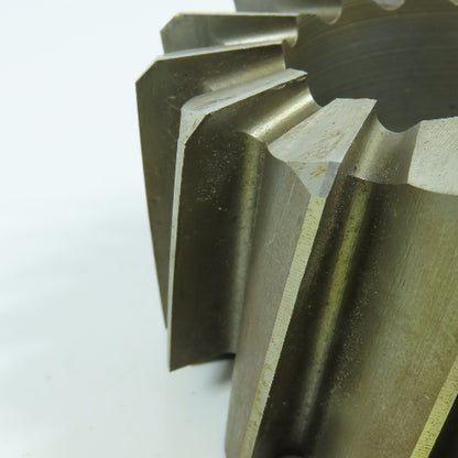 ITW 4" x 2-1/4" HSS 14 Flute RH Shell End Mill 1-1/2" Arbor