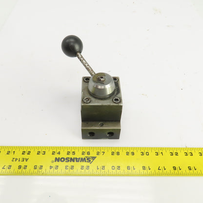 SPX Hytec No. 9503 2 Position 2 Way Manual Hydraulic Control Valve 5000 PSI