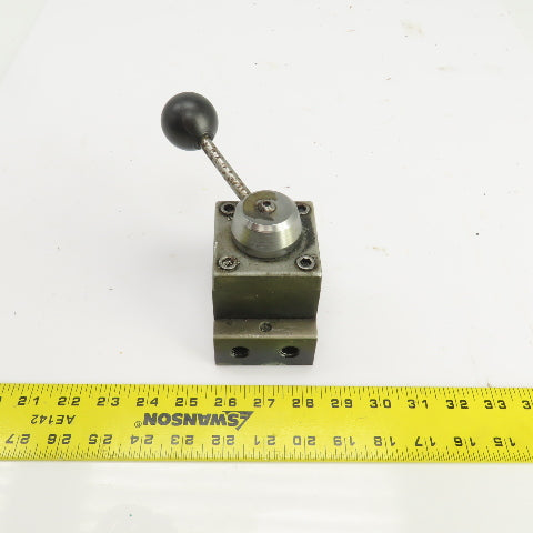 SPX Hytec No. 9503 2 Position 2 Way Manual Hydraulic Control Valve 5000 PSI