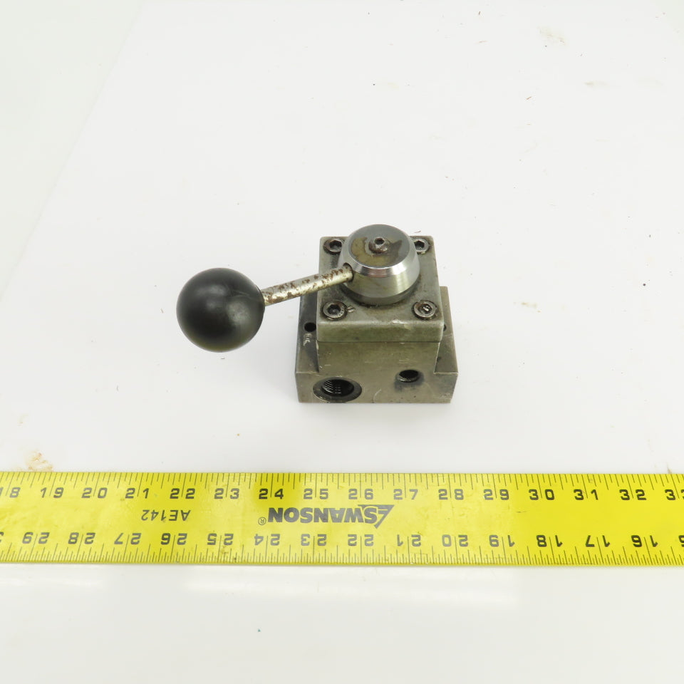 SPX Hytec No. 9503 2 Position 2 Way Manual Hydraulic Control Valve 5000 PSI