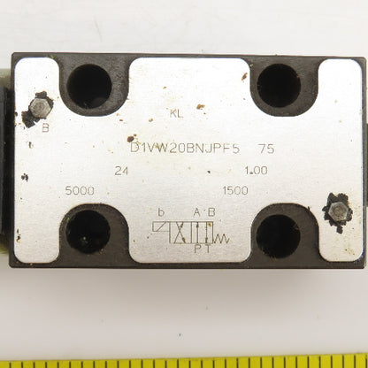 Parker D1VW20BNJPF5 Hydraulic Directional Control Valve 24VDC Coil
