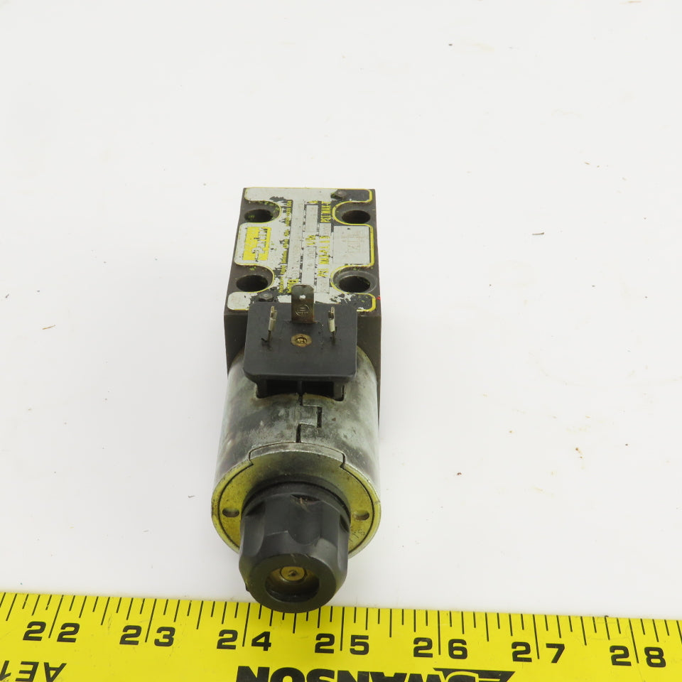Parker D1VW020BNJW 4/2 Hydraulic Directional Control Valve 24VDC Coil 5000PSI