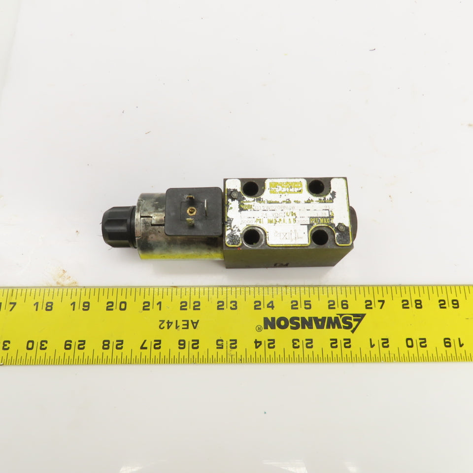 Parker D1VW020BNJW 4/2 Hydraulic Directional Control Valve 24VDC Coil 5000PSI
