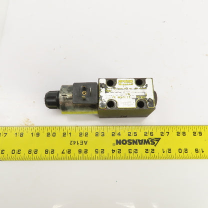 Parker D1VW020BNJW 4/2 Hydraulic Directional Control Valve 24VDC Coil 5000PSI