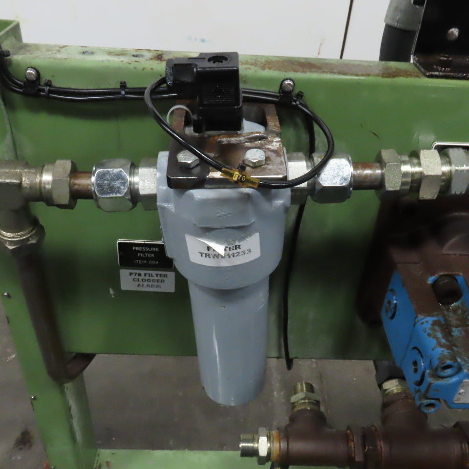 Vickers PVQ20B2RSE3S21CG30 Heated Hydraulic Power Unit 80Gal 7.5kW 460V