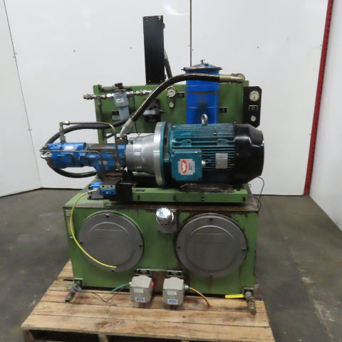 Vickers PVQ20B2RSE3S21CG30 Heated Hydraulic Power Unit 80Gal 7.5kW 460V