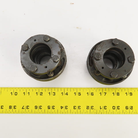 Tsubakimoto P-351x302 NEF10 Emer-Flex Coupling 1-3/8" Bore Lot Of 2