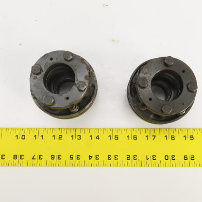 Tsubakimoto P-351x302 NEF10 Emer-Flex Coupling 1-3/8" Bore Lot Of 2