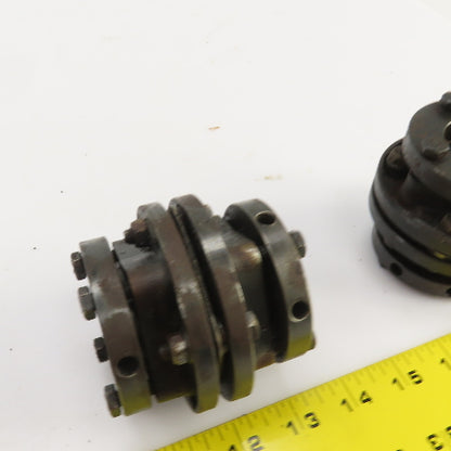 Tsubakimoto P-351x302 NEF10 Emer-Flex Coupling 1-3/8" Bore Lot Of 2