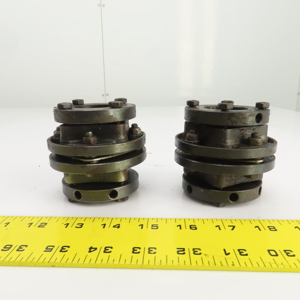 Tsubakimoto P-351x302 NEF10 Emer-Flex Coupling 1-3/8" Bore Lot Of 2