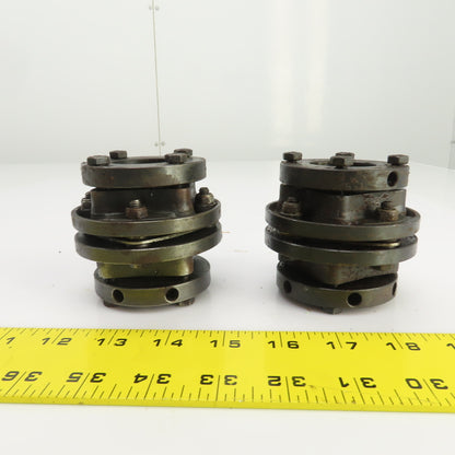 Tsubakimoto P-351x302 NEF10 Emer-Flex Coupling 1-3/8" Bore Lot Of 2