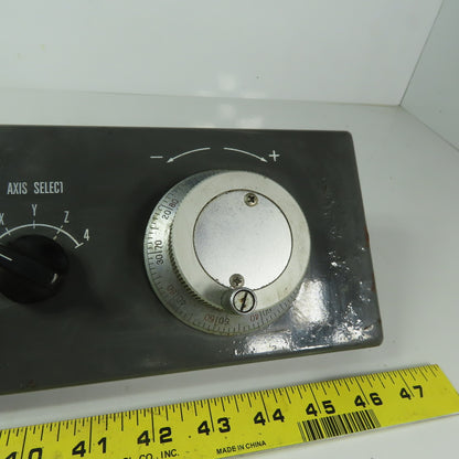 Mazak OPERATOR Controls Interface X-Y-Z Axis Adjust From a  Mazatech H-400N