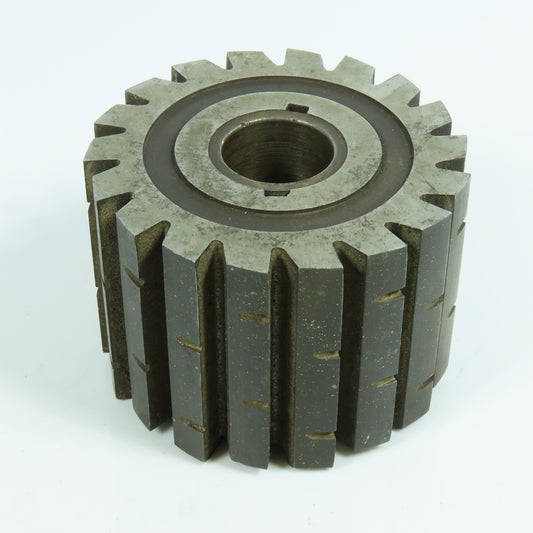 3-1/2" x 2-1/2" Horizontal Plain Milling Slot Cutter 1" Arbor