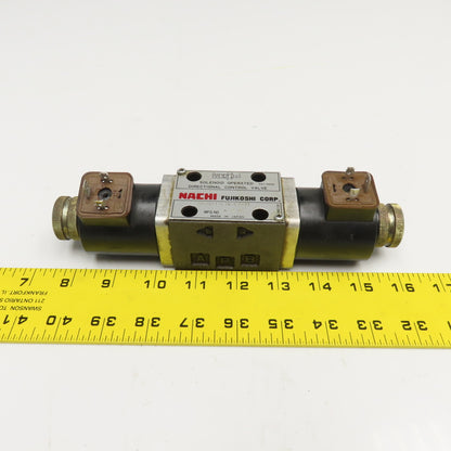 Nachi SA-G01-E3X-C1-11 4/2 Position Single Solenoid Hydraulic Valve 110V Coil