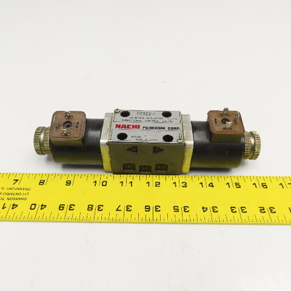 Nachi SA-G01-E3X-C1-11 4/2 Position Single Solenoid Hydraulic Valve 110V Coil