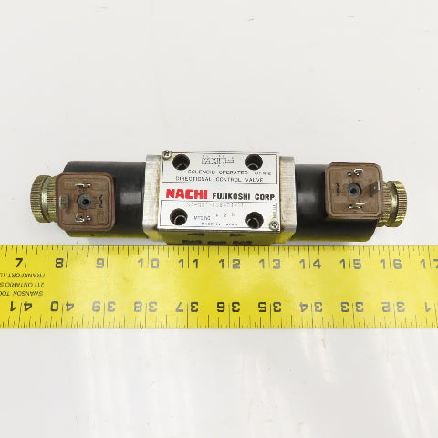 Nachi SA-G01-E3X-C1-11 4/2 Position Single Solenoid Hydraulic Valve 110V Coil
