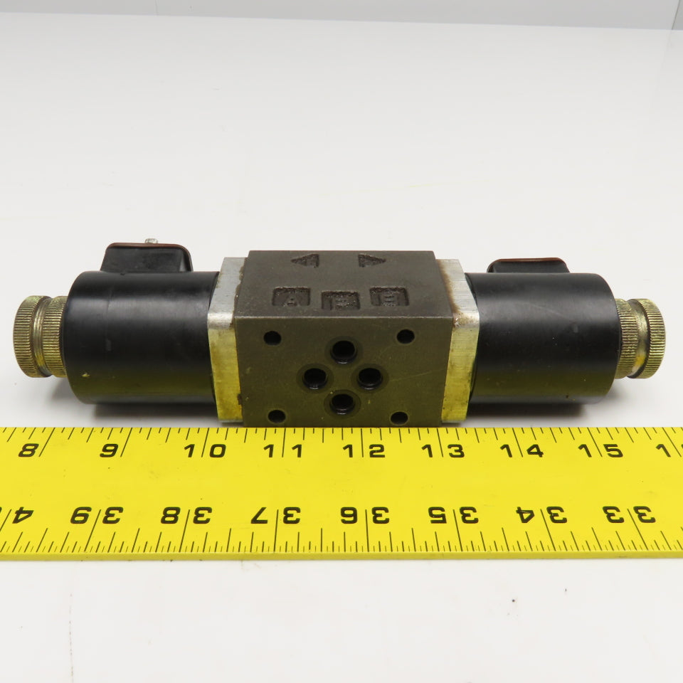 Nachi SA-G01-E3X-C1-11 4/2 Position Single Solenoid Hydraulic Valve 110V Coil