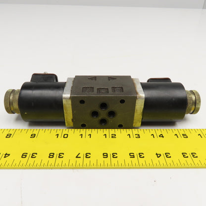 Nachi SA-G01-E3X-C1-11 4/2 Position Single Solenoid Hydraulic Valve 110V Coil